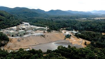The Renison tin mine in Tasmania.