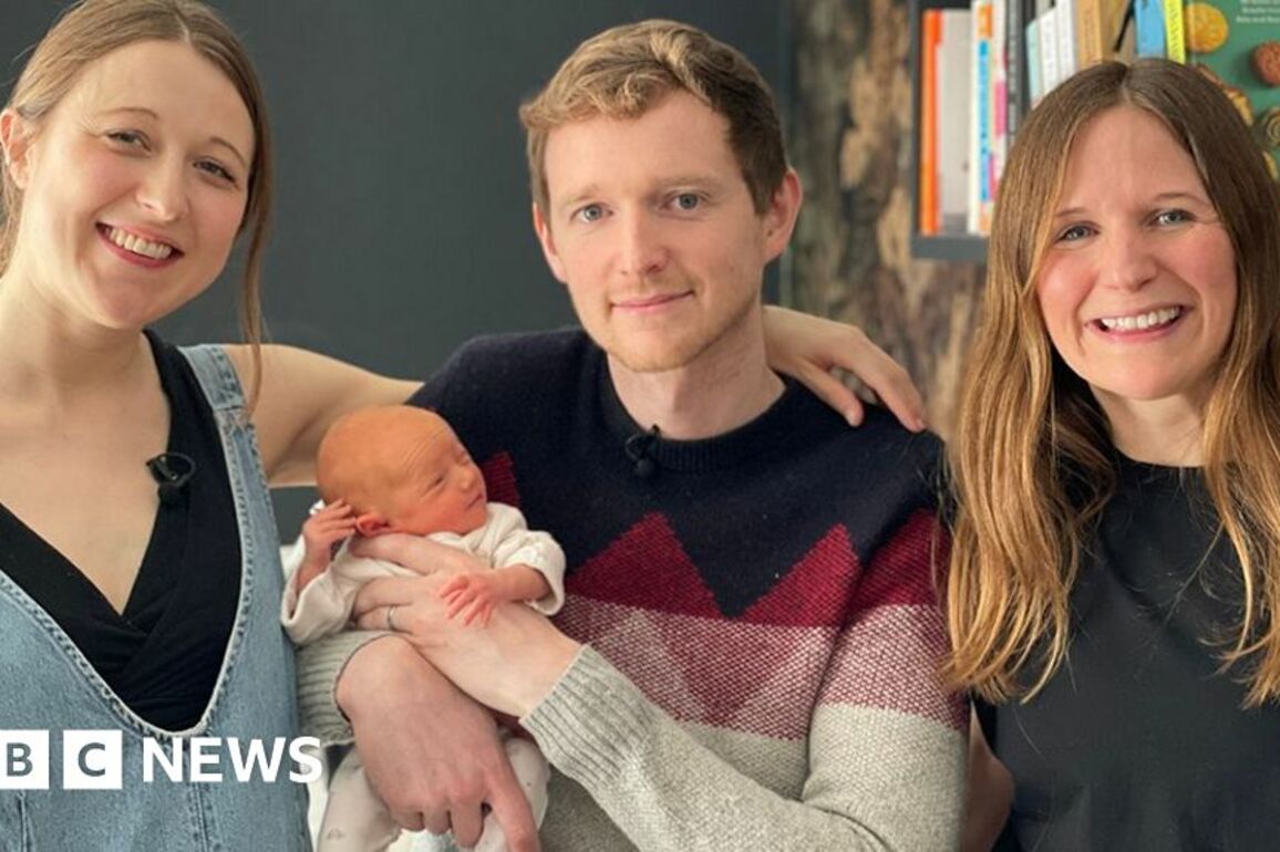 Watch- 'Miracle' baby is first to be born in UK to woman with transplanted womb