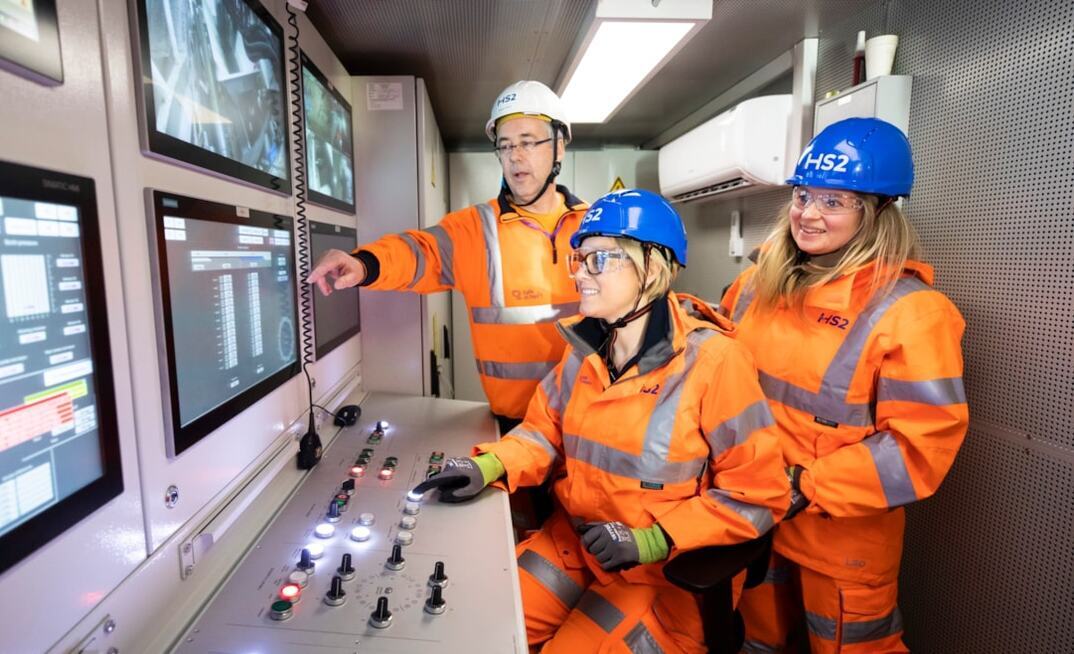 HS2 launches final giant tunnelling machine towards Euston station: Train driver steers TBM Karen towards Euston