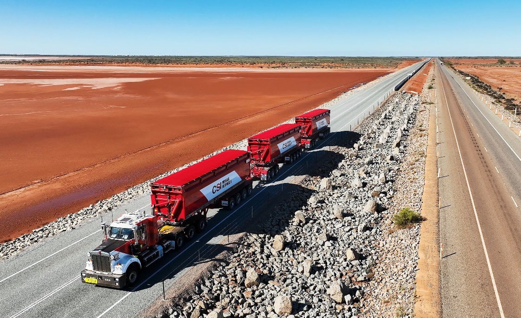 The Onslow haul road