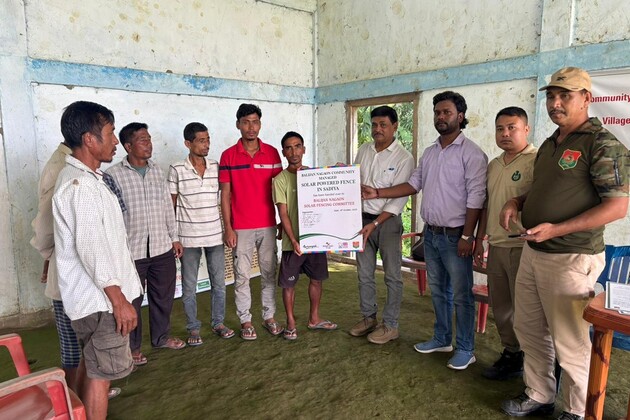 Seasonal solar fences installed in eastern Assam for human-elephant-conflict mitigation