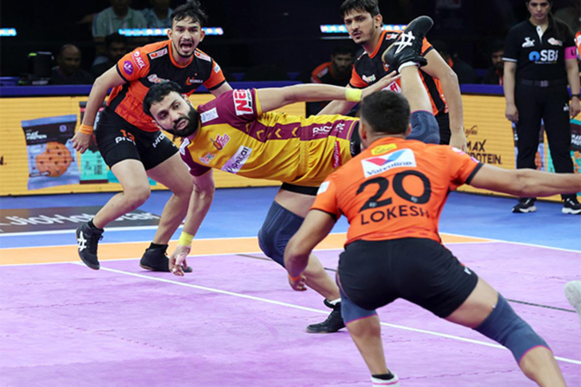PKL: Telugu Titans finish home leg with 45-37 win over U Mumba