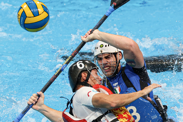 (SP)CHINA-CHENGDU-THE WORLD GAMES 2025-CANOE POLO-MEN'S PRELIMINARY-ITA VS CHN (CN)