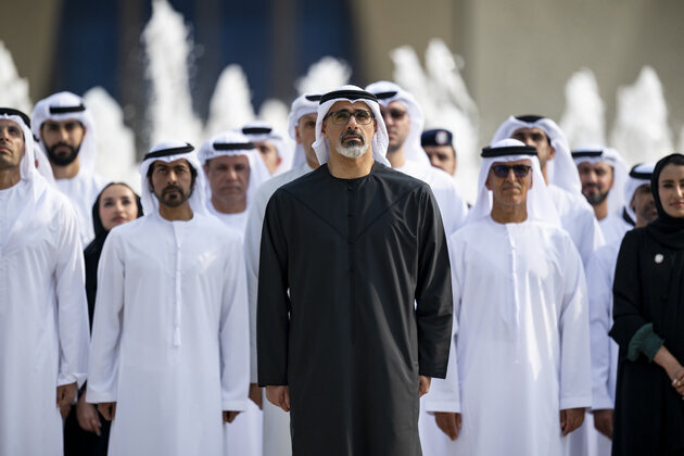 Khaled bin Mohamed bin Zayed raises UAE flag at Zayed National Museum to mark Flag Day