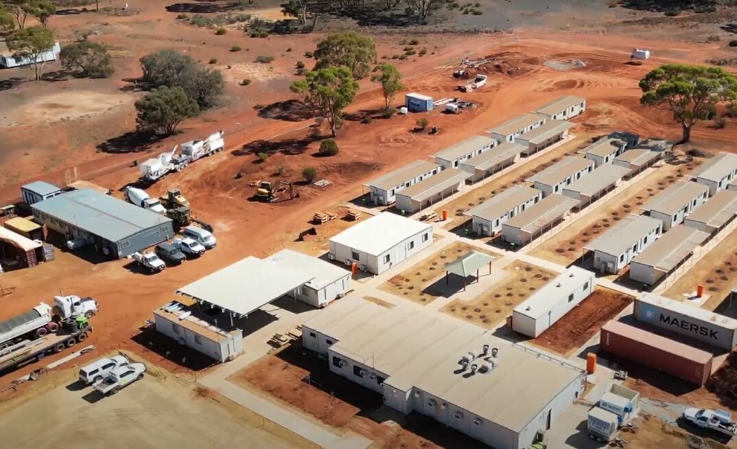 Evolution supplied image of Mungari accommodation camp.