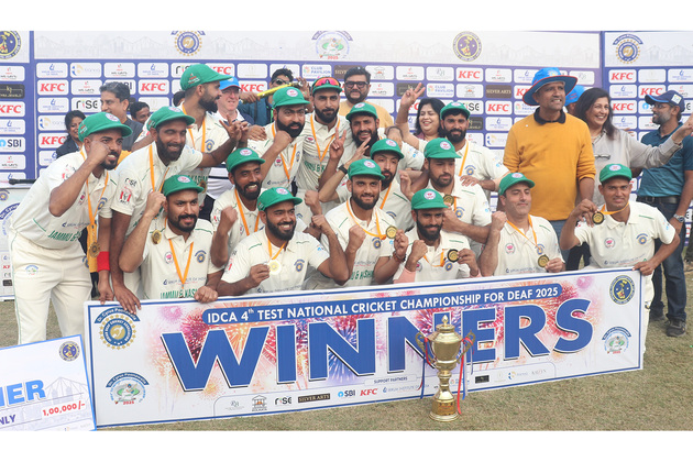 IDCA 4th Test National Cricket Championship for Deaf: Jammu-Kashmir crowned as champions