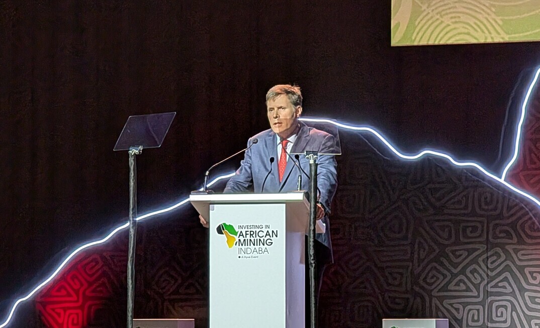 Anglo American chief executive Duncan Wanblad at Mining Indaba 2026