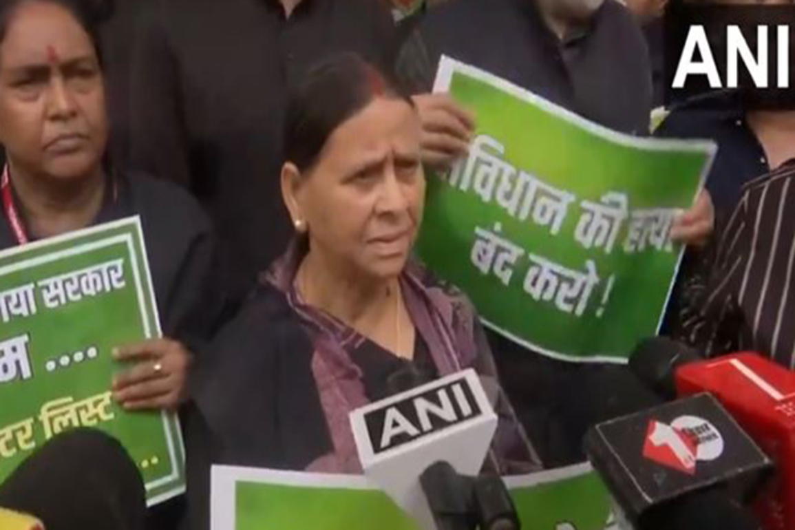 Rabri Devi leads Bihar opposition protest against SIR, alleges BJP-JD(U) plot to kill Tejashwi