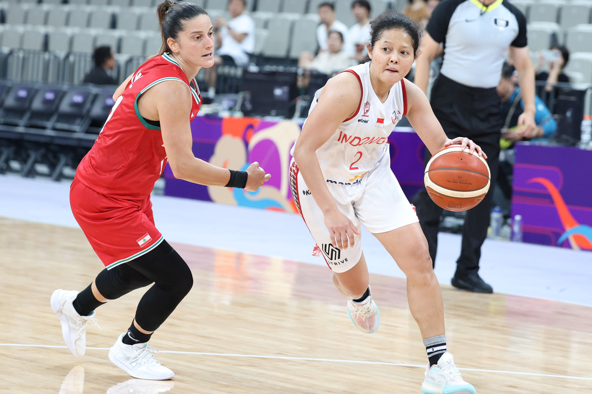 (SP)CHINA-SHENZHEN-BASKETBALL-FIBA WOMEN'S ASIA CUP-LEBANON VS INDONESIA (CN)