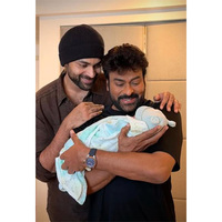 Chiranjeevi shares adorable picture with Varun Tej's son