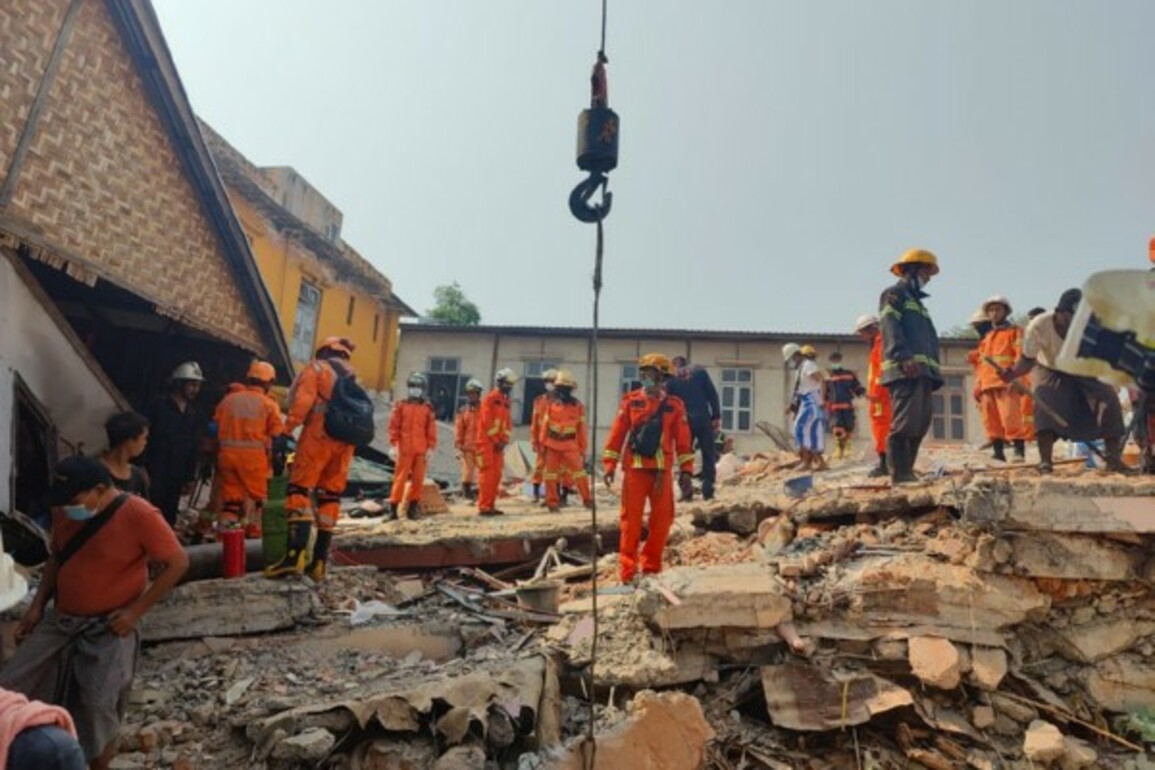 Rescue teams from india continue search for Myanmar quake survivors, more aid to follow