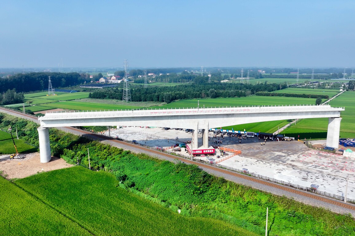 CHINA-SHANDONG-TANCHENG-HIGH SPEED RAILWAY BRIDGE-T-BEAM-ROTATION (CN)