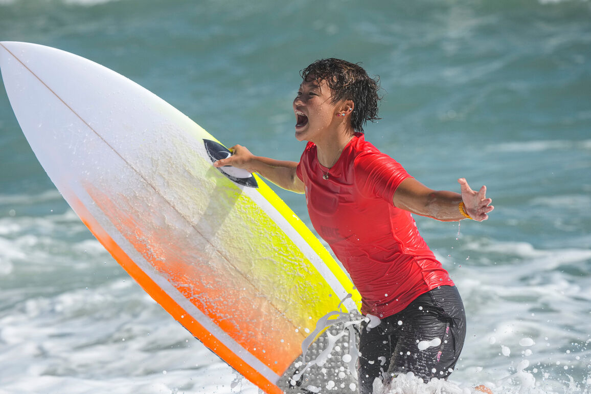 (SP)CHINA-15TH NATIONAL GAMES-SHORTBOARD SURFING-WOMEN-FINAL (CN)