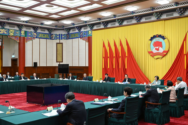 CHINA-BEIJING-WANG HUNING-CPPCC-CHAIRPERSON'S COUNCIL-MEETING (CN)