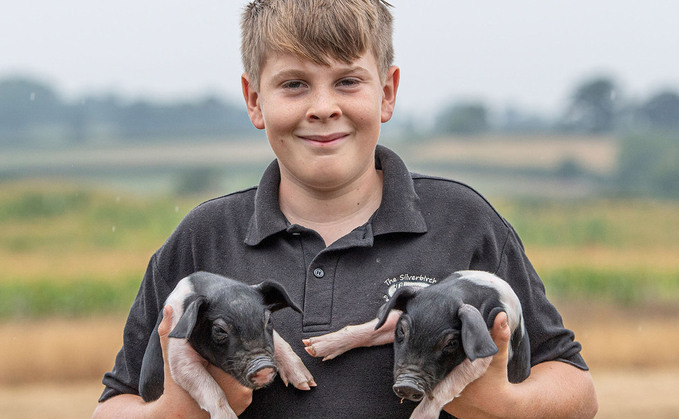 Young pig breeder makes his mark in the showring