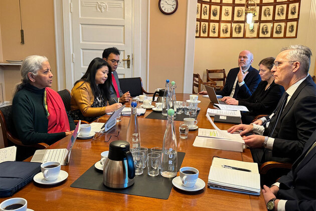 FM Sitharaman meets Norway's FM, both sides agree to leverage TEPA for Blue, Green economy and investment