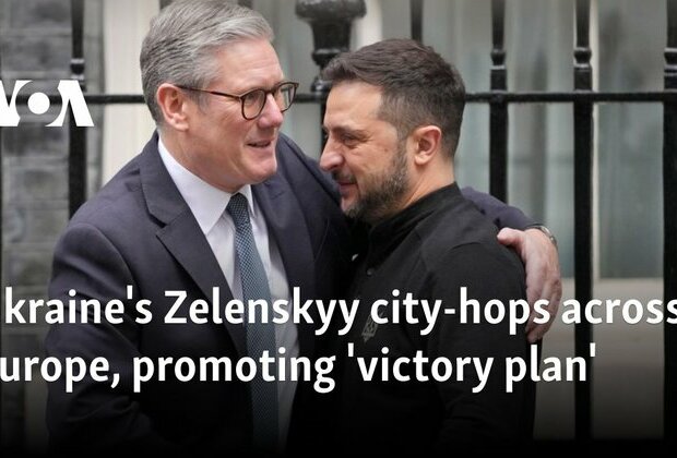 Ukraine&#039;s Zelenskyy city-hops across Europe, promoting &#039;victory plan&#039;