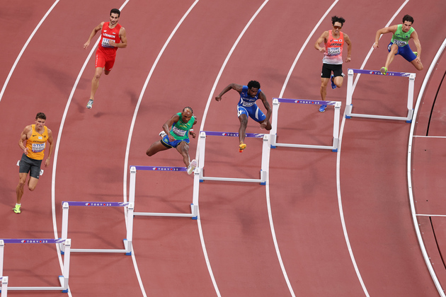 (SP)JAPAN-TOKYO-ATHLETICS-WORLD ATHLETICS CHAMPIONSHIPS-MEN'S 400M HURDLES-HEATS