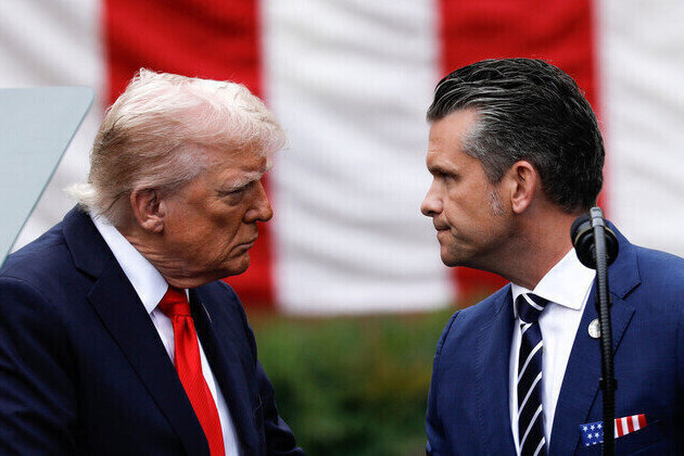 Trump grills Hegseth  media