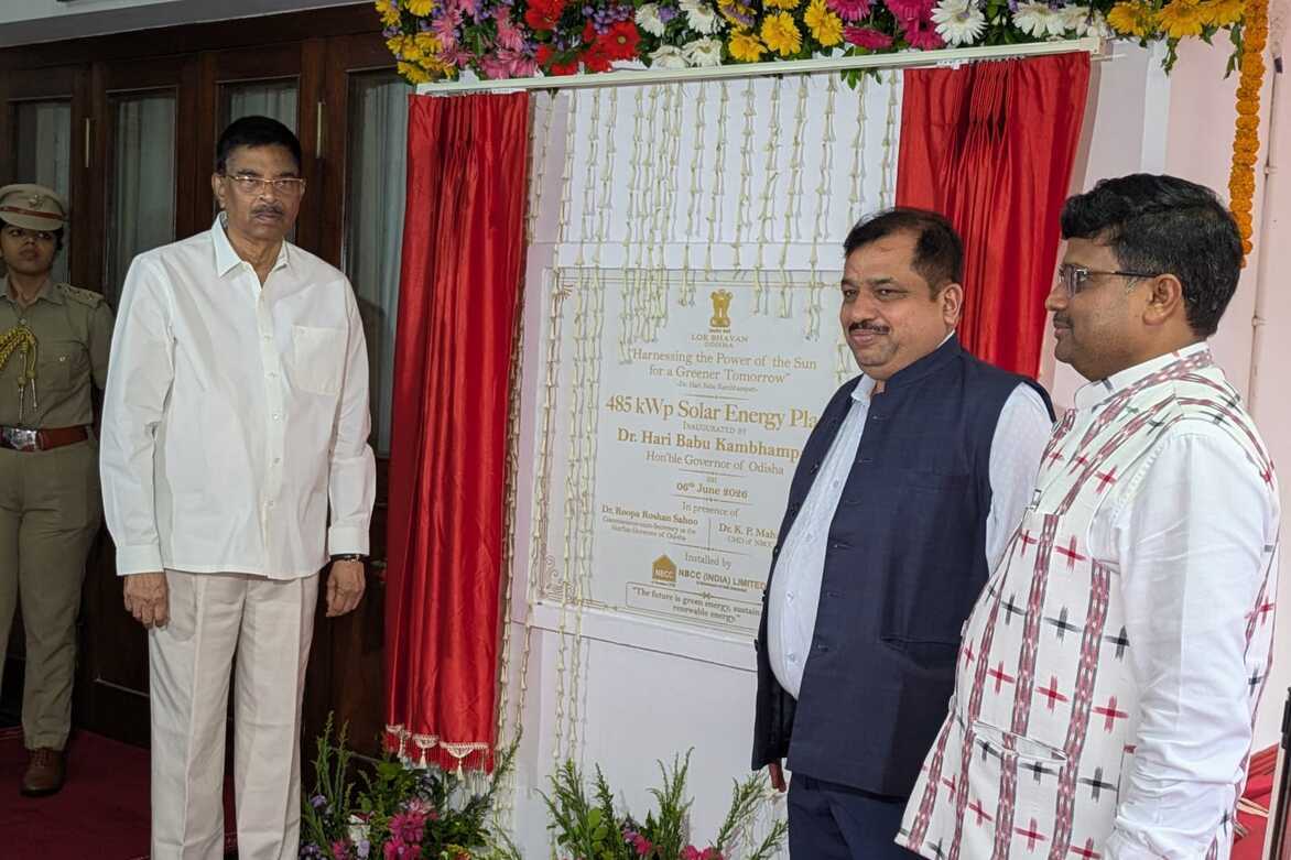 Odisha Governor inaugurates 485 kWp Solar Plant; total capacity reaches 635 kW