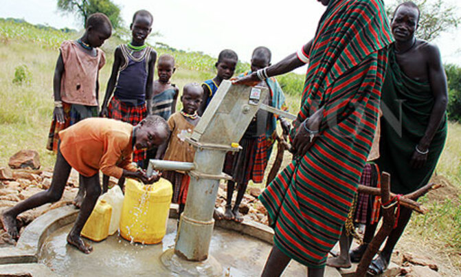 Nakapiripirit gets water courtesy of marathon Nakapiripirit gets water courtesy of marathon