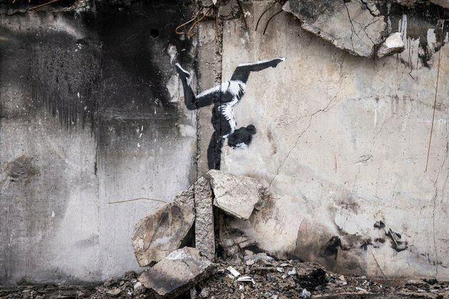 Banksy reveals anger at &#039;Ukrainian vandals&#039;