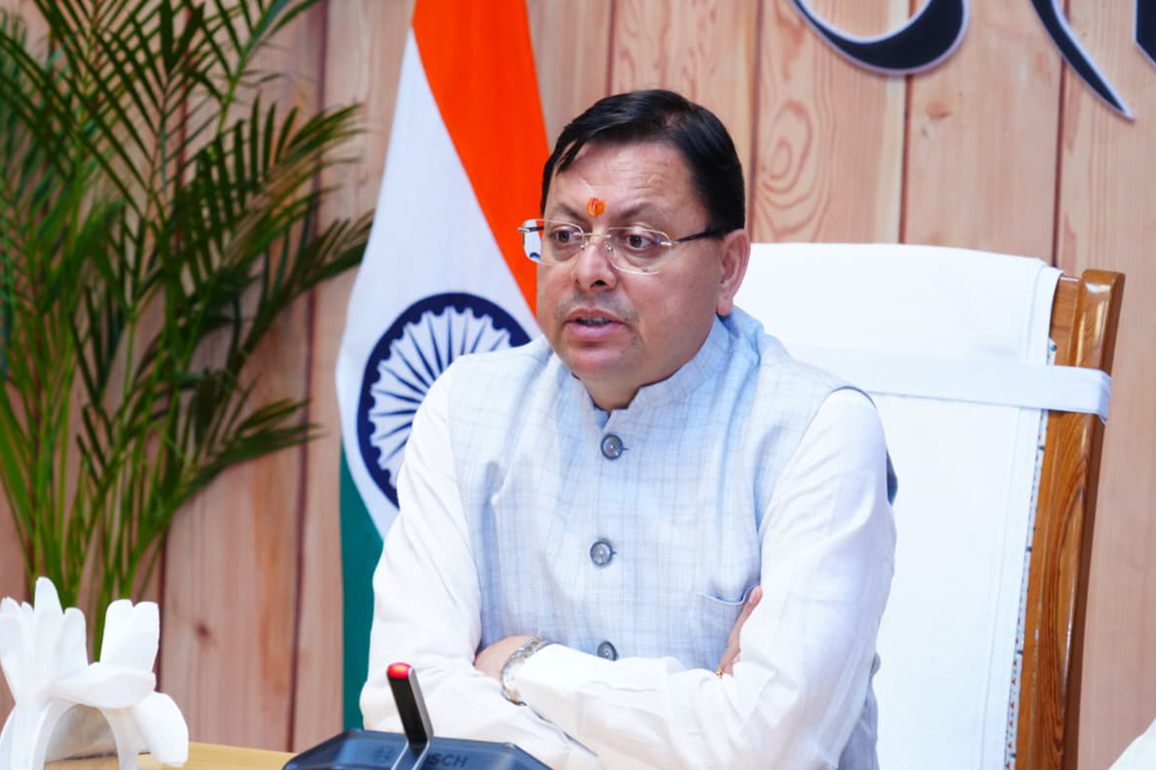 Uttarakhand CM interacts with BJP district presidents, extends Diwali greetings
