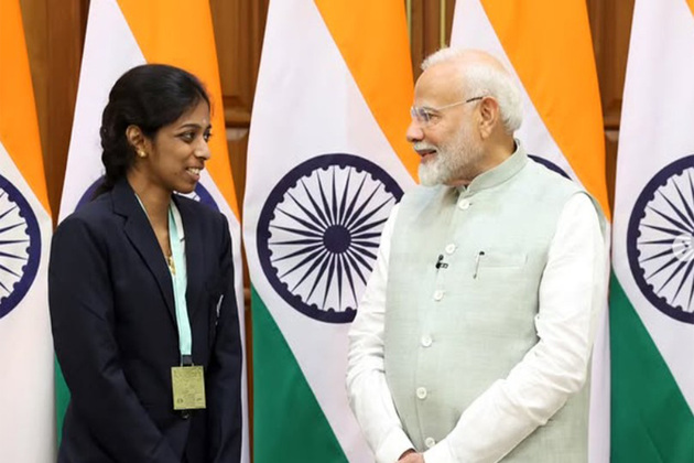 PM Modi hails Vaishali Rameshbabu's FIDE Women's Grand Swiss win