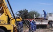 Drilling on the Kalahari copper belt