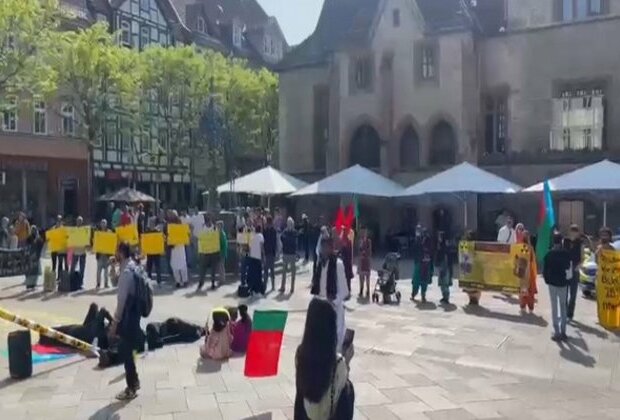 Baloch hold anti-Pakistan protests in Germany against nuclear tests in Balochistan