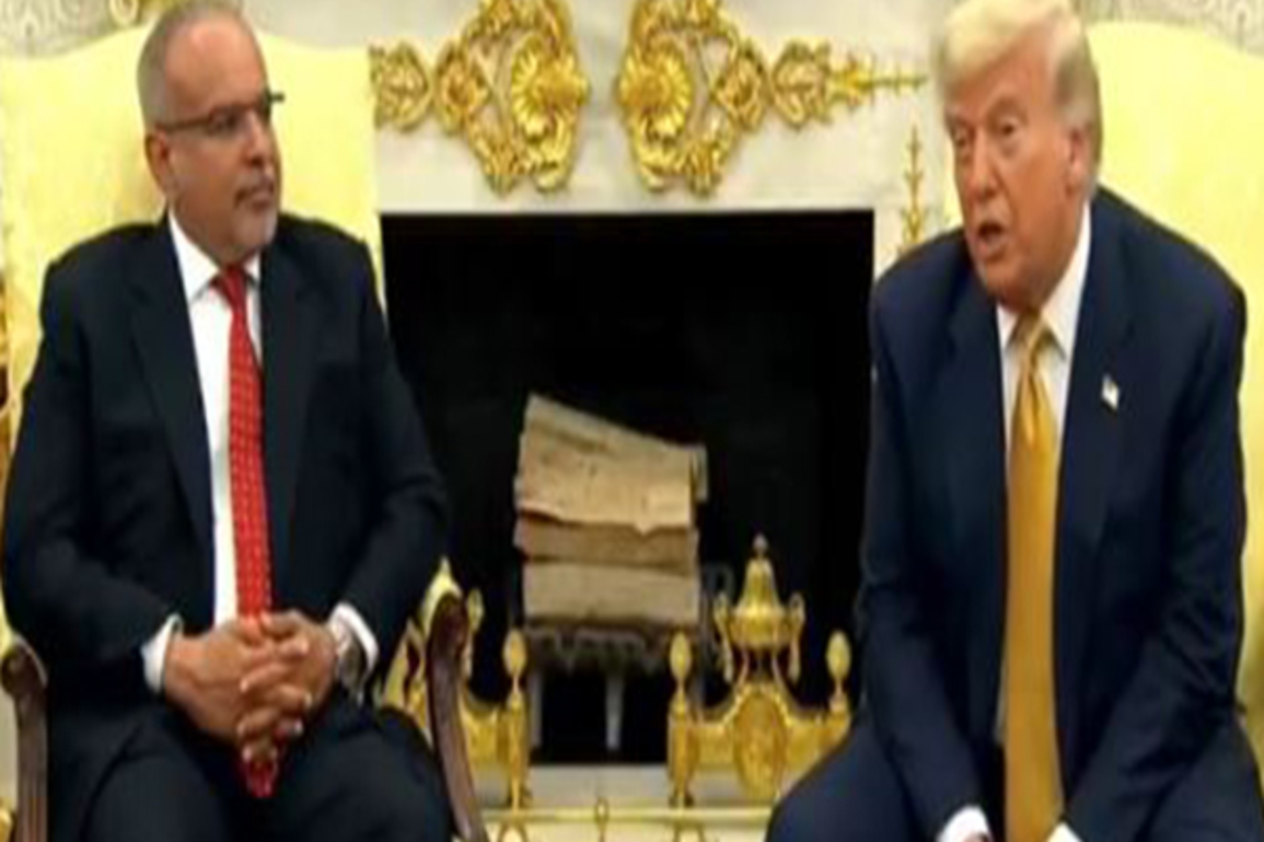 "Very close to a deal with India...we're in negotiation: US President Trump
