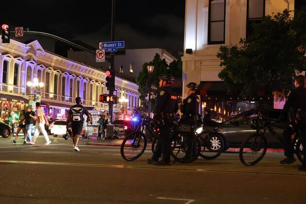 Uso de gas pimienta del SDPD se dispara en el Gaslamp de San Diego
