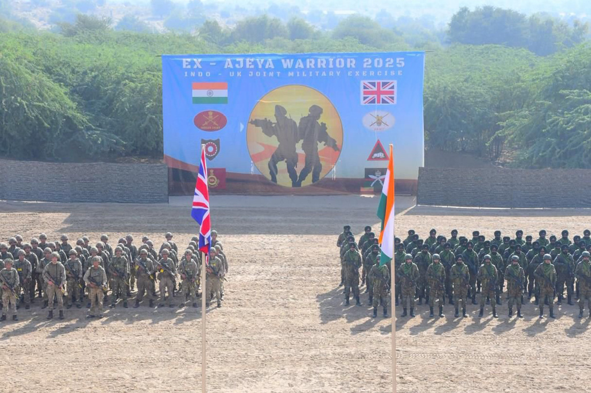 Indian, British armies conclude 8th edition of Exercise Ajeya Warrior