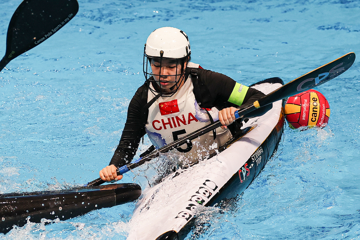 (SP)CHINA-CHENGDU-THE WORLD GAMES 2025-CANOE POLO-WOMEN'S PRELIMINARY-IRI VS CHN (CN)