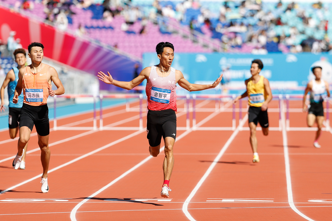 (SP)CHINA-15TH NATIONAL GAMES-ATHLETICS-400M HURDELS-MEN (CN)