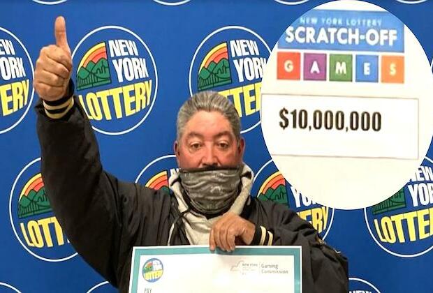 Beating the odds, New York man wins $10M lottery for second time