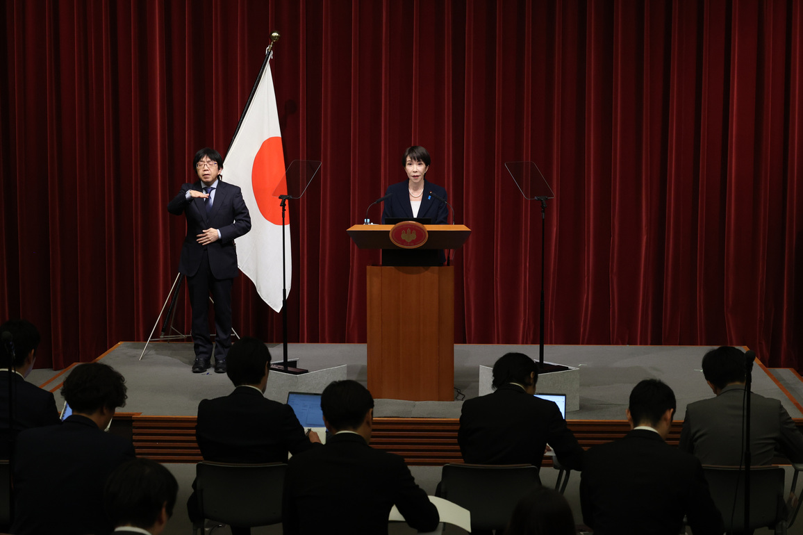 (SpotNews) JAPAN-TOKYO-PM-PRESS CONFERENCE-LOWER HOUSE-DISSOLVE