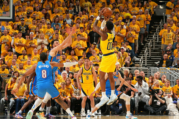Pacers regain upper hand in NBA Finals after beating Thunder in Game 3