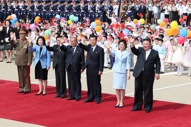 DPRK-PYONGYANG-CHINA-XI JINPING-KIM JONG UN-GRAND FAREWELL CEREMONY