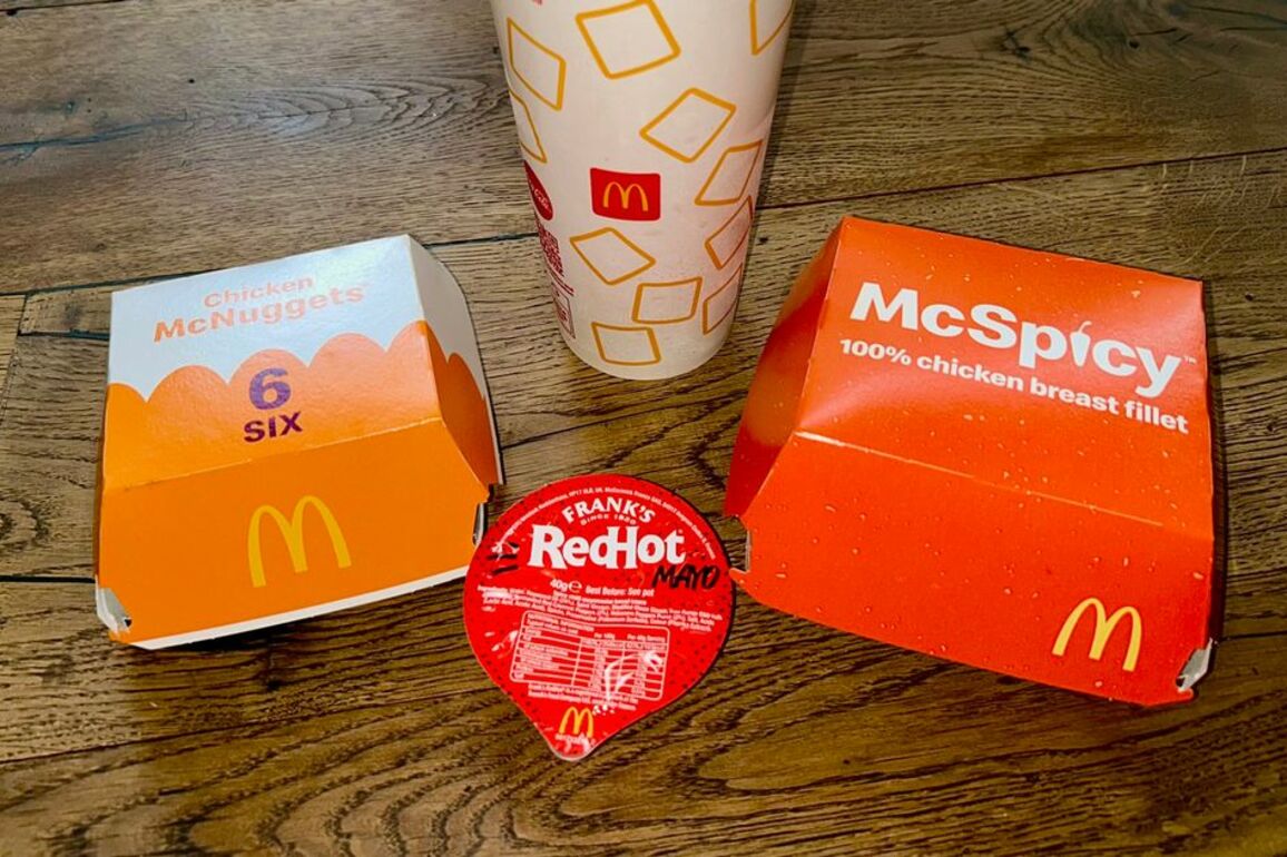 'We tried the brand new Franks RedHot McSpicy at McDonald's' - Justin Millar