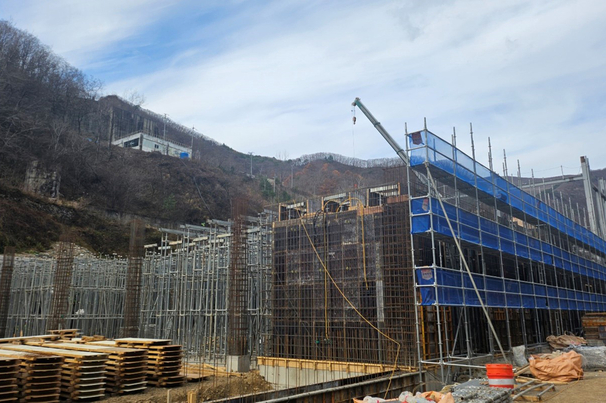 Sangdong under construction in South Korea