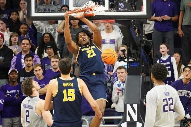 Top 25 roundup: No. 2 Michigan rallies from 16-point deficit to beat Northwestern