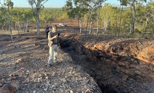 DeSoto chair Paul Roberts and exploration manager Bianca Manzi at Fenix