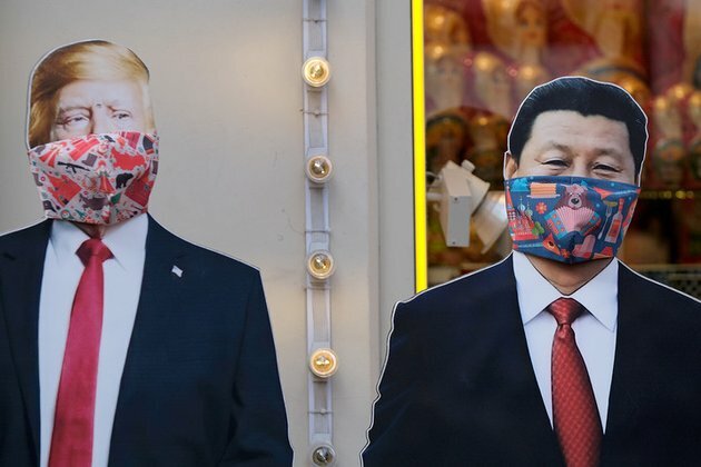 Russians get creative with their face masks