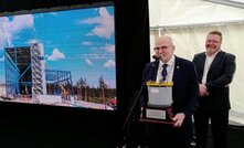 Sotkamo Silver’s Timo Lindborg and Arto Suokas at the opening ceremony