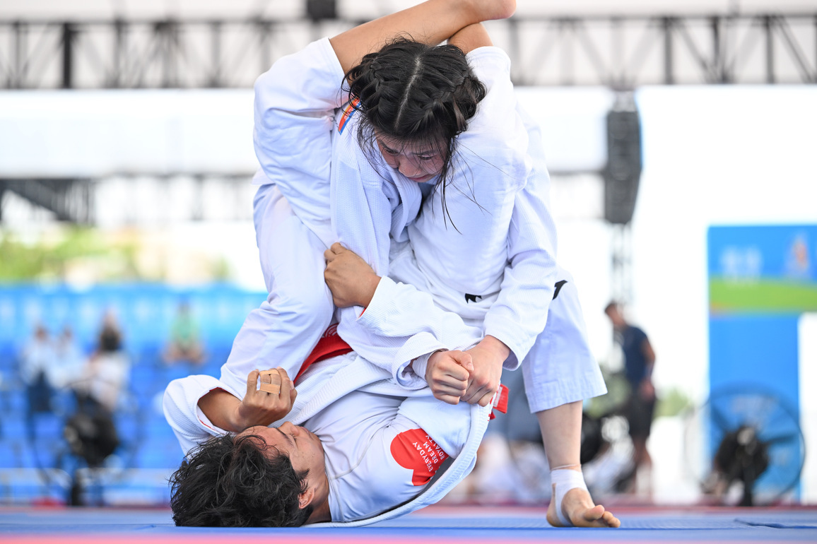 (SP)CHINA-HAINAN-SANYA-ASIAN BEACH GAMES-JIU JITSU-WOMEN'S -57KG(CN)