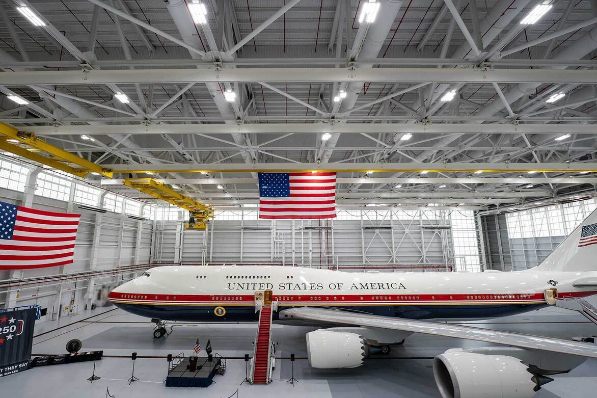 Trump unveils new 'Air Force One' gifted from Qatar, says "plane transformed into a flying White House"
