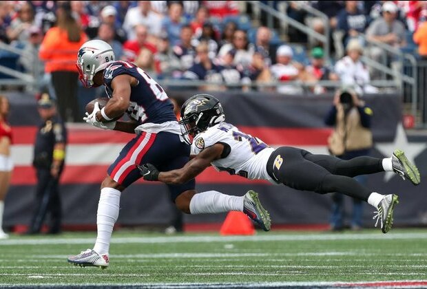 Lamar Jackson carries Ravens past Patriots 37-26