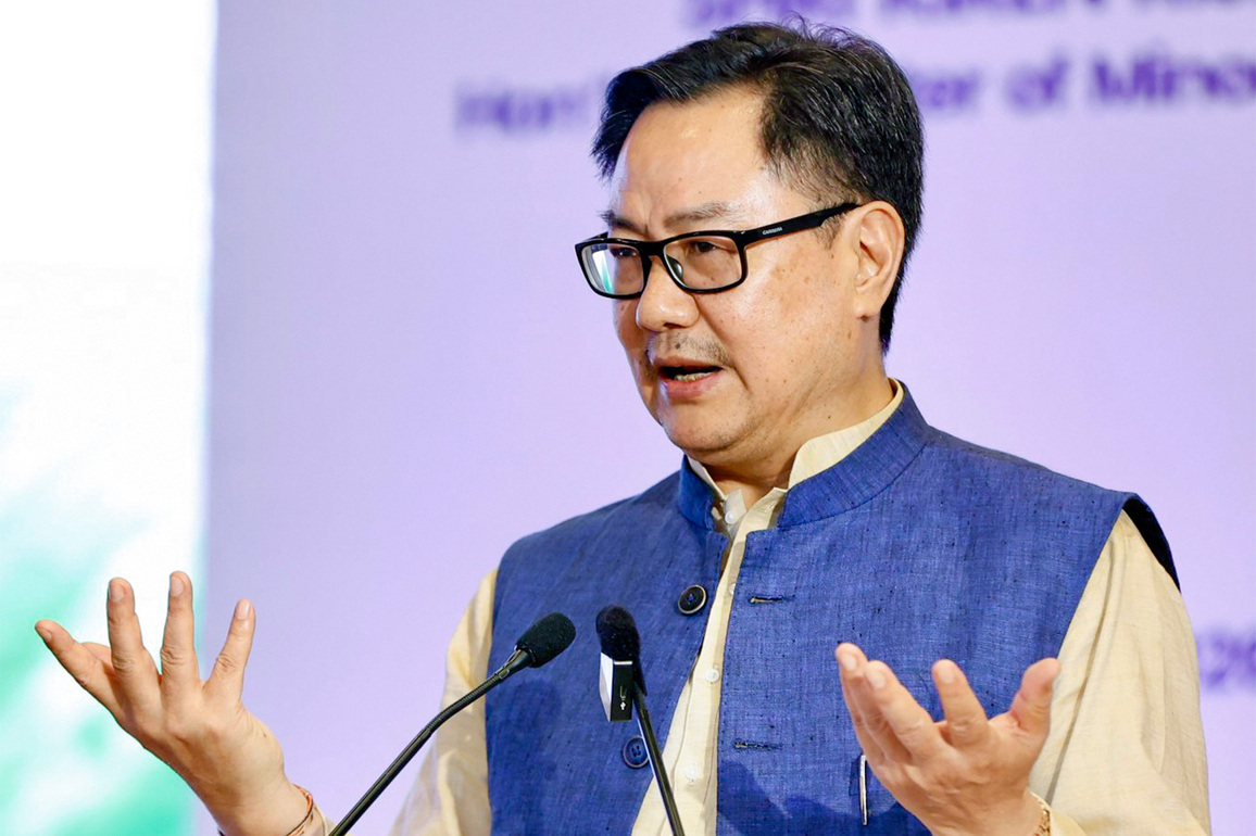 Proud of India, ashamed of those supporting anti-national forces: Union Minister Kiren Rijiju