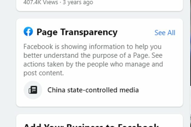 Facebook Starts Labeling Russian, Chinese, Iranian State Media